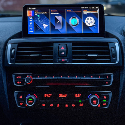 10.25" 1920*720 Car Replacement Radio Display Android 15 for BMW 1 2 series F20 F21 F22 NBT 2013-2017,Wireless CarPlay Android Auto