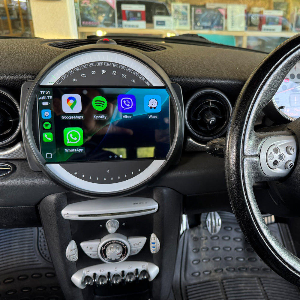 Android 16 Autoradio GPS For Mini Cooper R55 R56 R57 R58 R60 R61 2007-2014 Car Radio Stereo Wireless Carplay Multimedia Player Head Unit Navigation Upgrade
