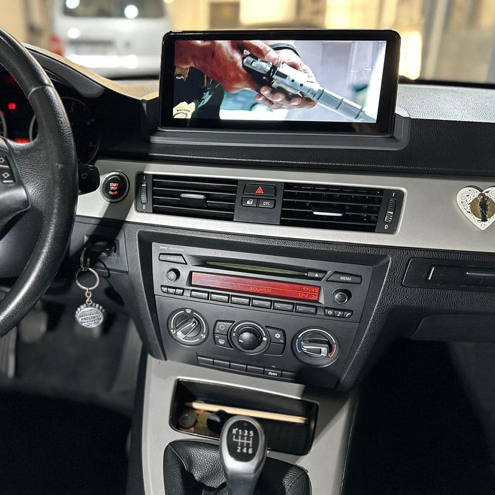 Android Navigation Unit For BMW 3 Series E90 E91 E92 E93 Orginal Without Sreen Stereo Upgrade with Apple CarPlay Android Auto 10.25inch Touch Screen Head Unit AUtoradio