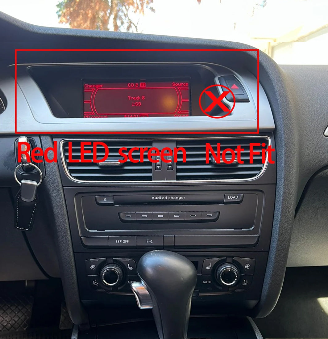 Android 16 CarPlay 8.8inch Touch Screen For Audi A4 B8 MMI 2G High 2008-2010 For Audi CD changer LVDS 22PIN Car Stereo Player Multimedia