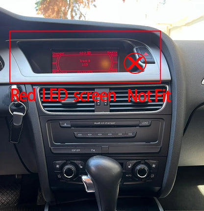 Android 16 CarPlay 8.8inch Touch Screen For Audi A4 B8 MMI 2G High 2008-2010 For Audi CD changer LVDS 22PIN Car Stereo Player Multimedia
