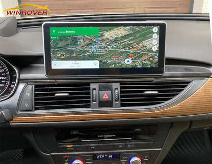 Winrover Android 13 Android Auto/Auto CarPlay for Audi A6 (C7) A7(C7)  2012-2018 MMI stereo GPS autoradio Radio odtwarzacz multimedialny samochodowy google WIFI 4G DSP