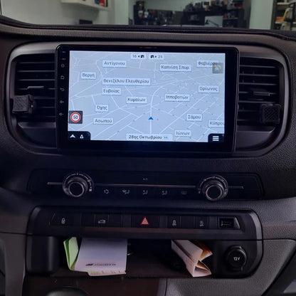 9" Car Stereo Carplay for Citroen Jumpy 3 2016-2021 for Peugeot Expert 3 2016-2021 Android 15 Car Radio Multimedia Player with GPS BT FM 4G WiFi SWC+Backup Camera