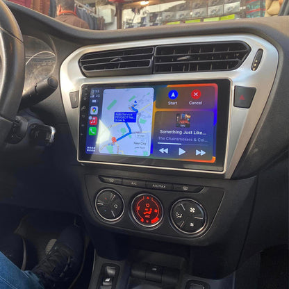 For Peugeot 301 for Citroen C-Elysee 2014-2018 Android 13 Stereo IPS Touch Screen Build in Wireless carplay Android Auto Bluetooth GPS Navigation