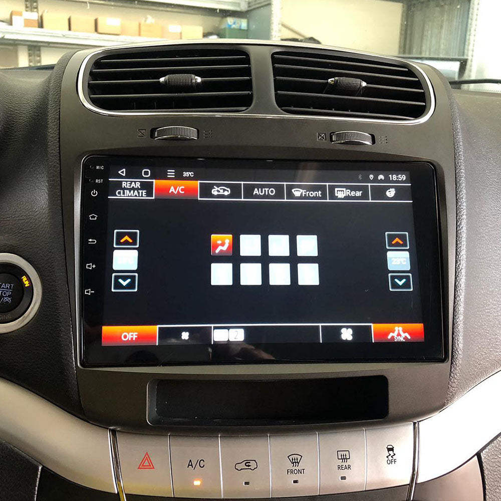 Android 16 9 Inch Navigator for Fiat Freemont 2011-2015 Dodge Journey 2011 - 2018 Car Radio Touch Screen Bluetooth Car Stereo Supports WiFi GPS USB Steering Wheel Control Bluetooth