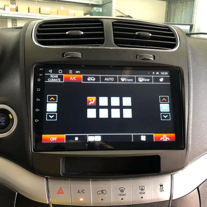 Android 16 9 Inch Navigator for Fiat Freemont 2011-2015 Dodge Journey 2011 - 2018 Car Radio Touch Screen Bluetooth Car Stereo Supports WiFi GPS USB Steering Wheel Control Bluetooth