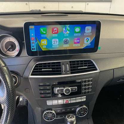 Qualcomm CARPLAY ANDROID AUTO SCREEN 10.25" MERCEDES NTG4.5 C CLASS W204
