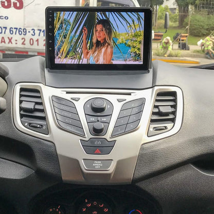 For Ford Fiesta 2009-2017 Android Car Stereo Head Unit  GPS Navigation 9 Inch Touch Screen MP5 Multimedia Player Radio CarPlay Android Auto