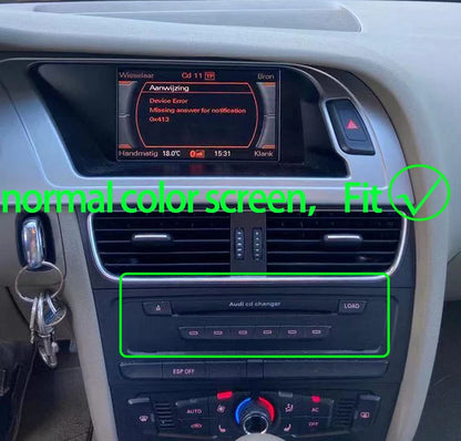 Android 16 CarPlay 8.8inch Touch Screen For Audi A4 B8 MMI 2G High 2008-2010 For Audi CD changer LVDS 22PIN Car Stereo Player Multimedia