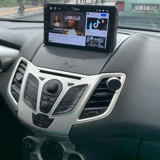 For Ford Fiesta 2009-2017 Android Car Stereo Head Unit  GPS Navigation 9 Inch Touch Screen MP5 Multimedia Player Radio CarPlay Android Auto