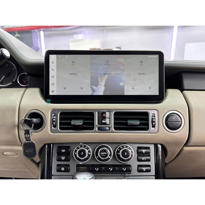 12.3" Android 16 Carplay For Land Range Rover V8 L322 L320 2005-2012 Car Radio Qled Screen Multimedia Video Player GPS Navigation