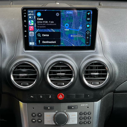 Android 16 Autoradio Car Navigation Stereo for Opel Antara 1 2006-2017 GPS Radio 9 Inch Carplay Steering Wheel Control Bluetooth FM AM RDS Rear Camera, Support DAB/TPMS/DVR