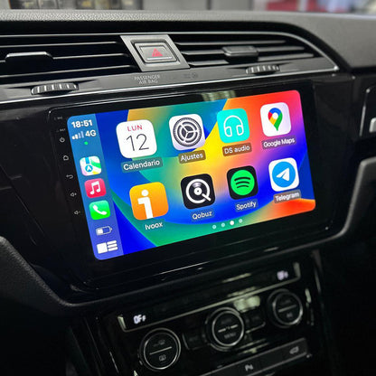 10.1 inch 2016-2018 VW Volkswagen Touran Android 16 GPS Navigation Radio Bluetooth HD Touchscreen AUX USB Carplay