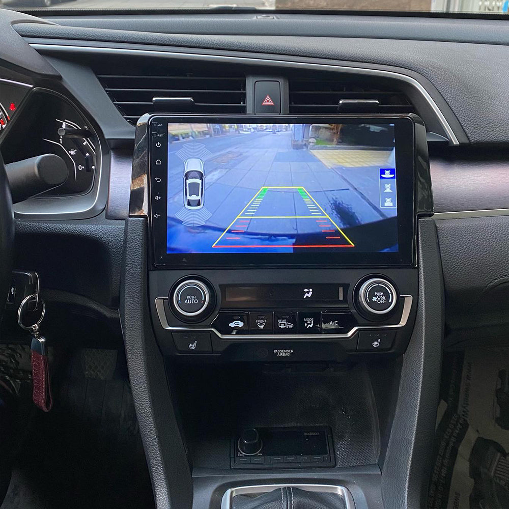 Android 16 Car Stereo Radio for Honda Civic 2016 2017 2018 2019 2020 with Carplay Android Auto 9 Inch Touch Screen Bluetooth Car Radio with GPS Navigation WiFi Multimedia Player