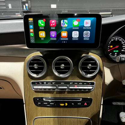 12.3" CarPlay Screen for Mecedes Benz C Class W205 S205 GLC V Class W447 2015-2018 Year with NTG5.0, Car Stereo Multimedia Radio Receiver Android Auto