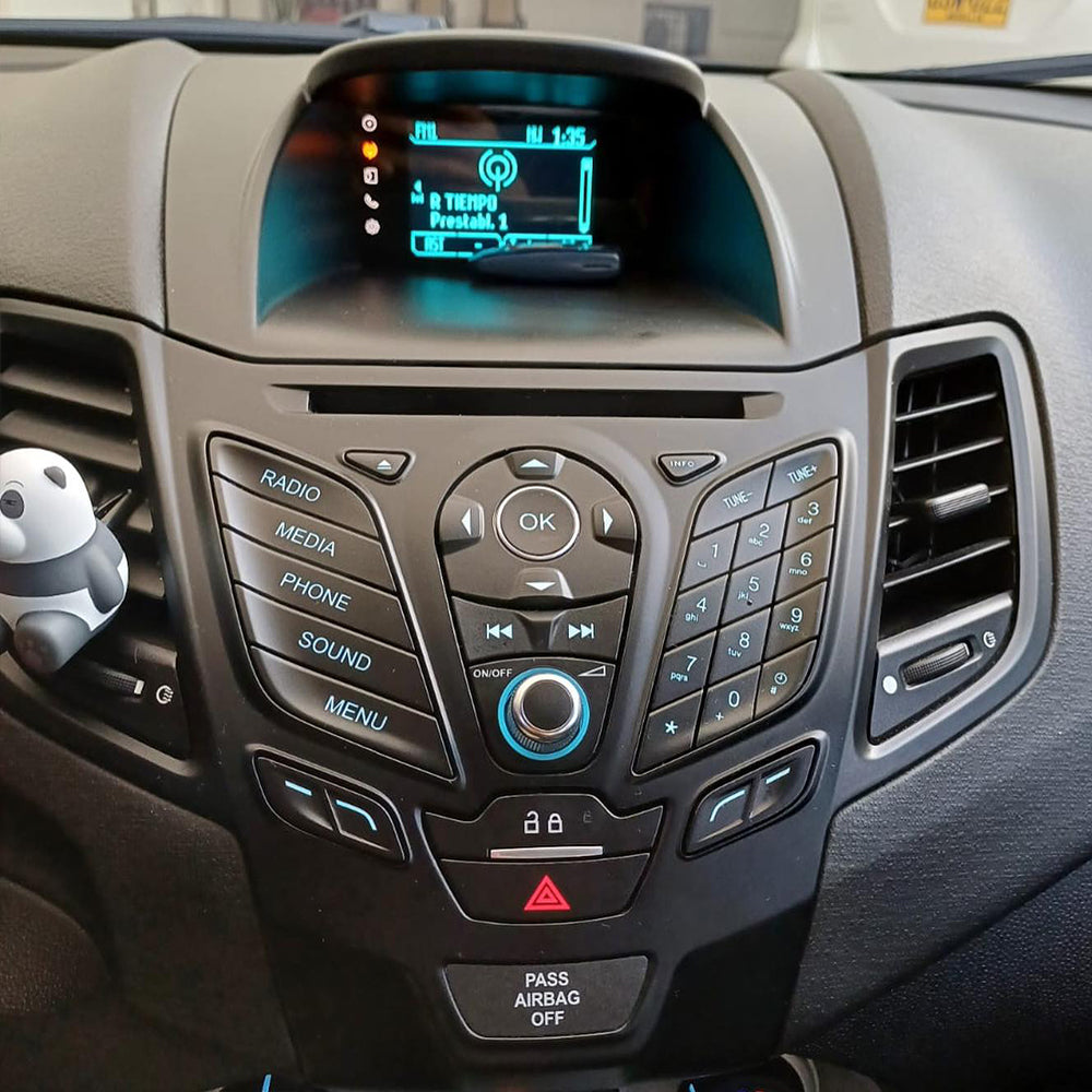 For Ford Fiesta 2009-2017 Android Car Stereo Head Unit  GPS Navigation 9 Inch Touch Screen MP5 Multimedia Player Radio CarPlay Android Auto