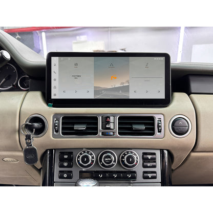 12.3" Android 16 Carplay For Land Range Rover V8 L322 L320 2005-2012 Car Radio Qled Screen Multimedia Video Player GPS Navigation