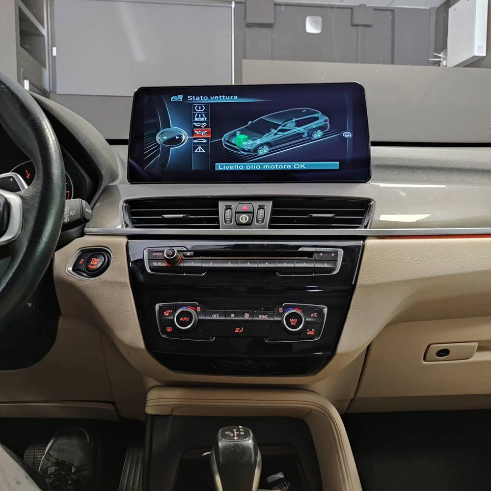 Android Navigation Unit For BMW X1 F48 NBT 2016-2017 Android 16 12.3" Touch Screen With Built In Apple CarPlay Android Auto Upgrade Stereo AutoRadio Head Unit
