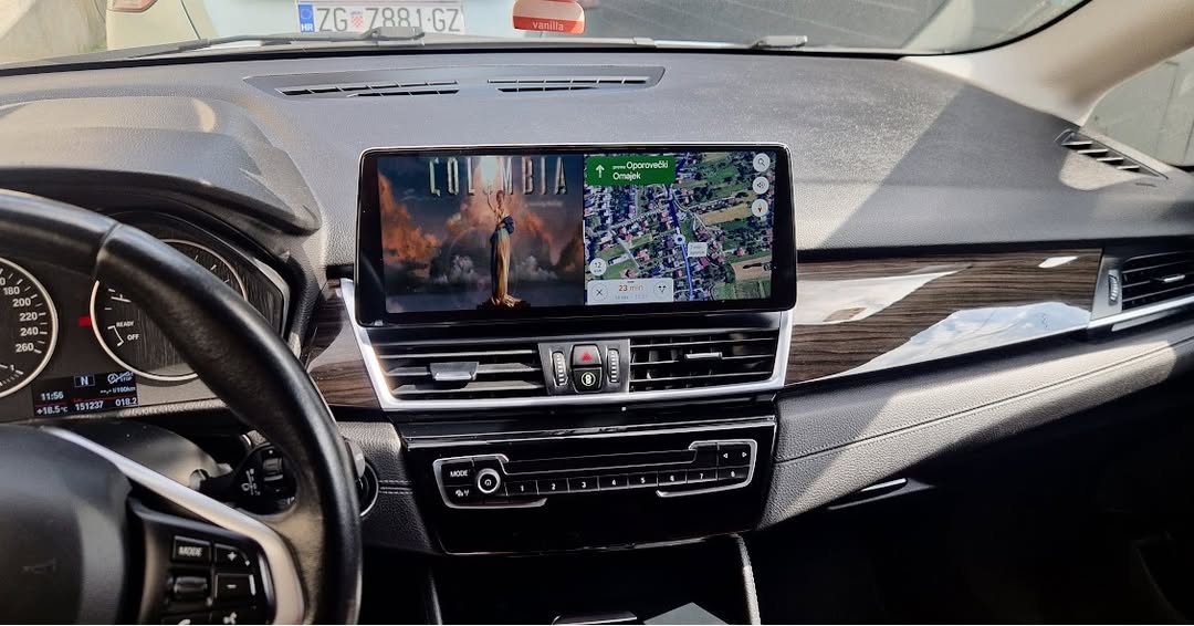 12.3 inch Carplay Screen for BMW 2 Series F45 F46 Active Tourer NBT EVO GPS Navigation Android Auto Radio Snapdragon Gps Navigation Head Unit