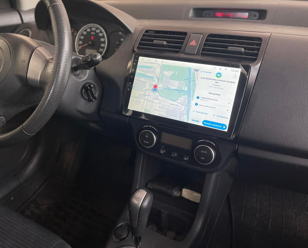 Radio for Suzuki Swift 2004-2010 Stereo Upgrade Dash Kit Car GPS Navigation,4+64GB 9" IPS Touch Screen Head Unit with CarPlay & Android Auto/SWC/Rear View