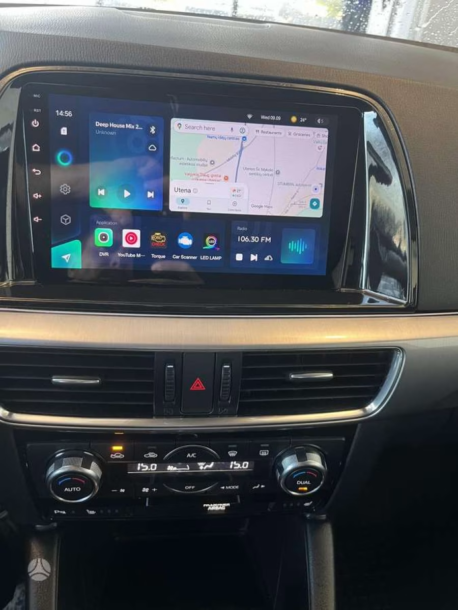Car Stereo for Mazda CX-5 (2012–2015) with Wireless CarPlay & Android Auto | 4GB+64GB 9" Touchscreen Android 16 Car Radio with GPS Navigation, WiFi, Bluetooth, FM/RDS Radio, SWC