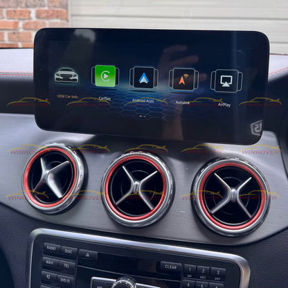 12.3 inch Mercedes Benz A B CLA GLA 2013-2018 W176 W246 X156 Wireless Apple CarPlay Android Auto Car Multimedia Linux Touch Screen