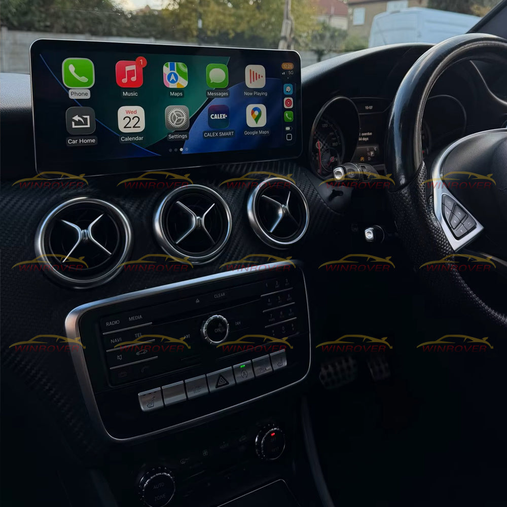 12.3 inch Mercedes Benz A B CLA GLA 2013-2018 W176 W246 X156 Wireless Apple CarPlay Android Auto Car Multimedia Linux Touch Screen