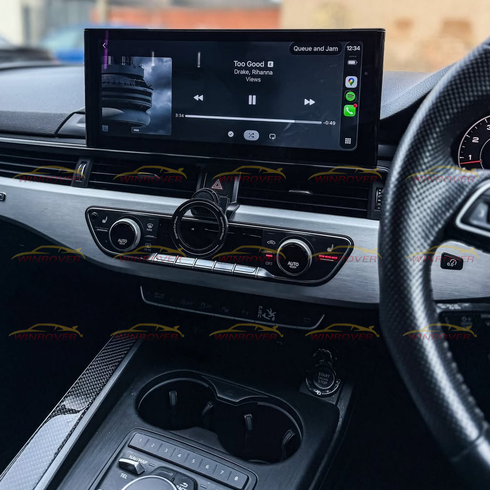 Winrover 12.3'' Touch Display Multimedia Player Andriod Auto Link For Audi A4 S4 B9 A5 S5 2016-2019 GPS Carplay Screen Car Play