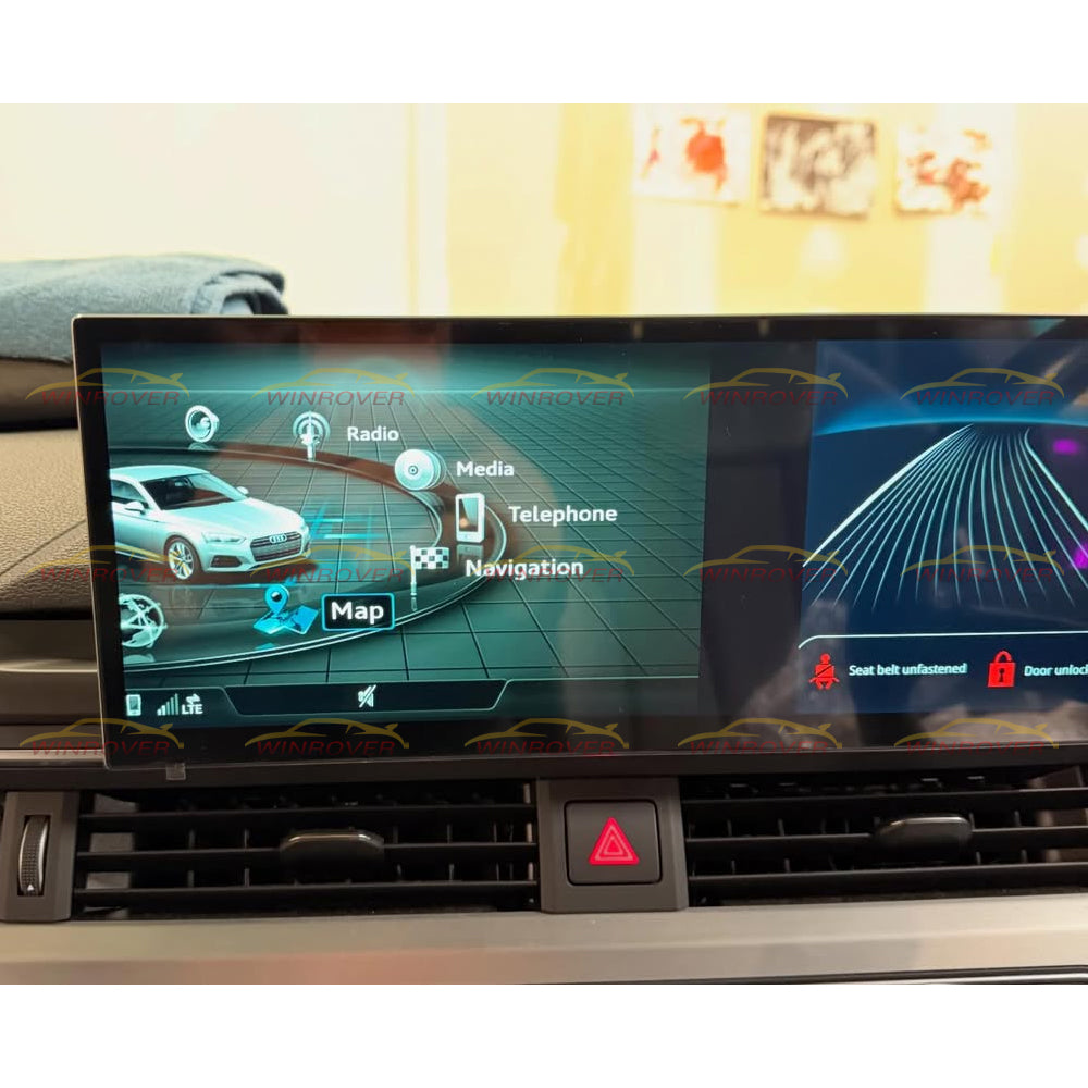 Winrover 12.3'' Touch Display Multimedia Player Andriod Auto Link For Audi A4 S4 B9 A5 S5 2016-2019 GPS Carplay Screen Car Play