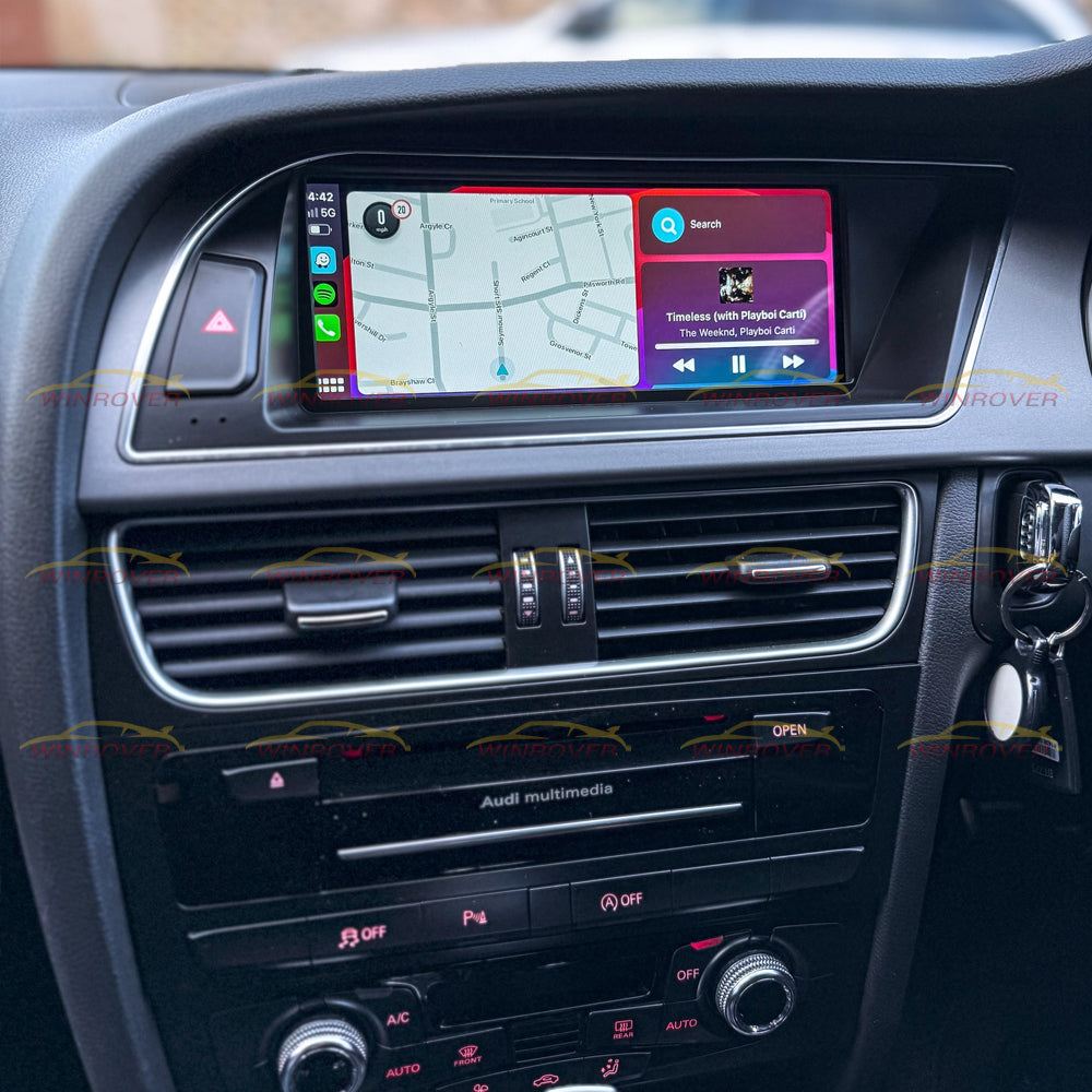Winrover Radio Multimedia Linux Touch Screen For Audi A5 B8 2008-2016 Wireless CarPlay Android Auto Airplay Car Player Function 8.8 inch Touch Screen