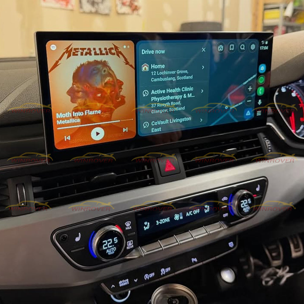 Winrover 12.3'' Touch Display Multimedia Player Andriod Auto Link For Audi A4 S4 B9 A5 S5 2016-2019 GPS Carplay Screen Car Play