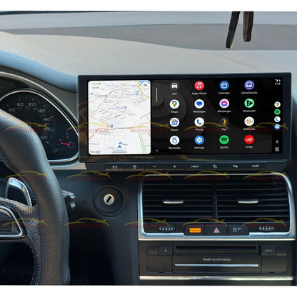 Android Auto HD Touchscreen 12.3 inch Android Carplay GPS Navigation Radio for 2005 2006 2007 2008-2015 AUDI Q7 with AUX GPS/WIFI/BT/A2DP/USB MULTIMEDIA/Bluetooth