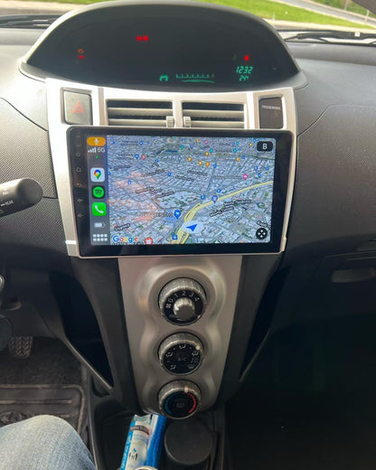 4+64G Android 16 Car Radio for Toyota Yaris 2005 2006 2007 2008 2009 2010 2011 2012 Carplay Head Unit Navigation Sat Nav Display Screen