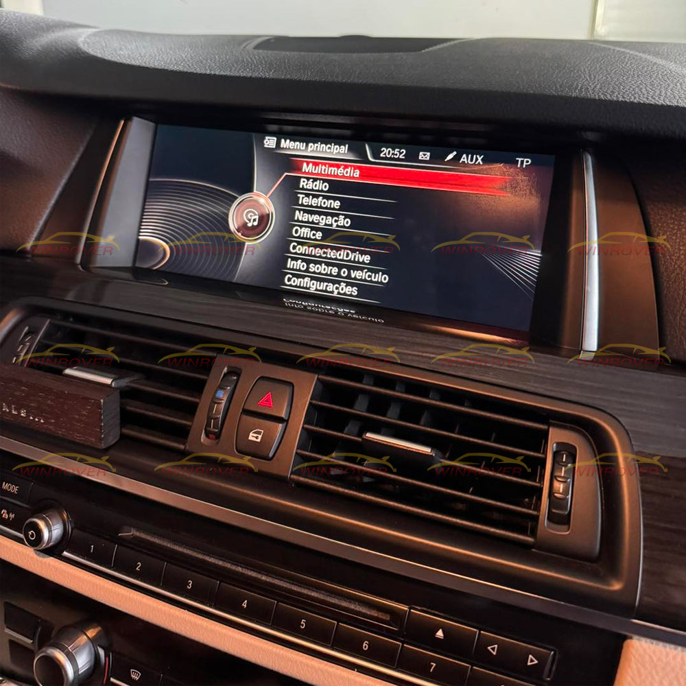 10.25" Wireless CarPlay Android Auto Car Radio Multimedia Player Linux Display Screen For BMW 5 Series F10 F11 2009-2016 CIC NBT