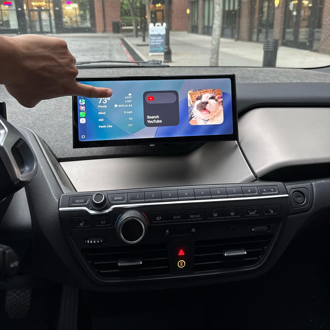 12.3 inch Linux Touchscreen for Bmw i3 NBT EVO Apple Carplay Upgrade Wilress Android Auto Head Unit