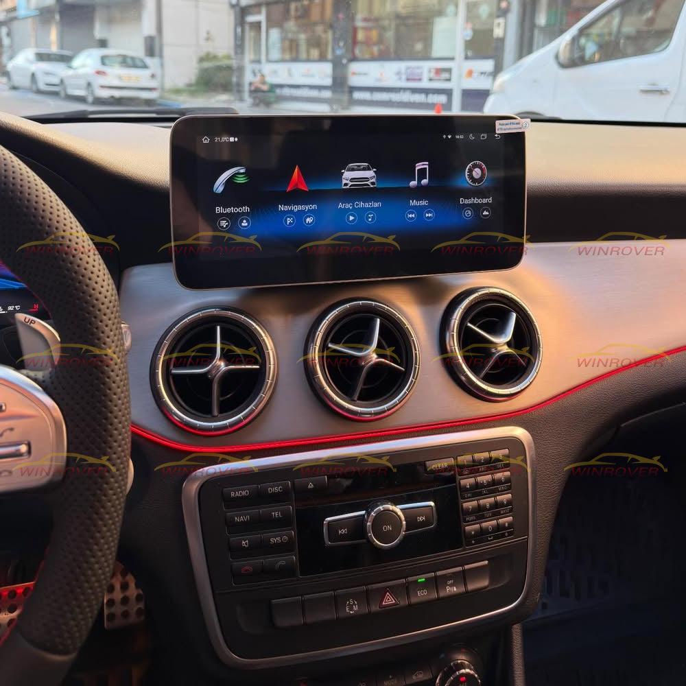 10.25 inch Wireless CarPlay Android Auto Multimedia Screen for Mercedes-Benz A W176 CLA C117 X177 G W463 GLA X156 NTG4.5 CarPlay