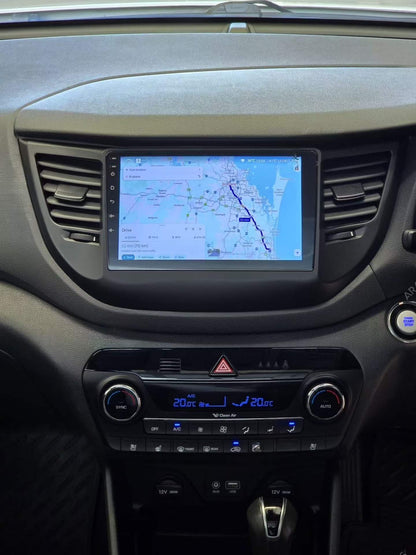 Android Car Stereo Radio For Hyundai IX35 Tucson black color 2015-2018 Carplay GPS Navi WiFi 64G Qualcomm Snapdragon