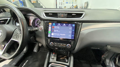 For Nissan Qashqai 2015-2018 Wireless Apple CarPlay Upgrade Kit Car Radio Android 16 GPS NAV Head Unit WIFI Camea