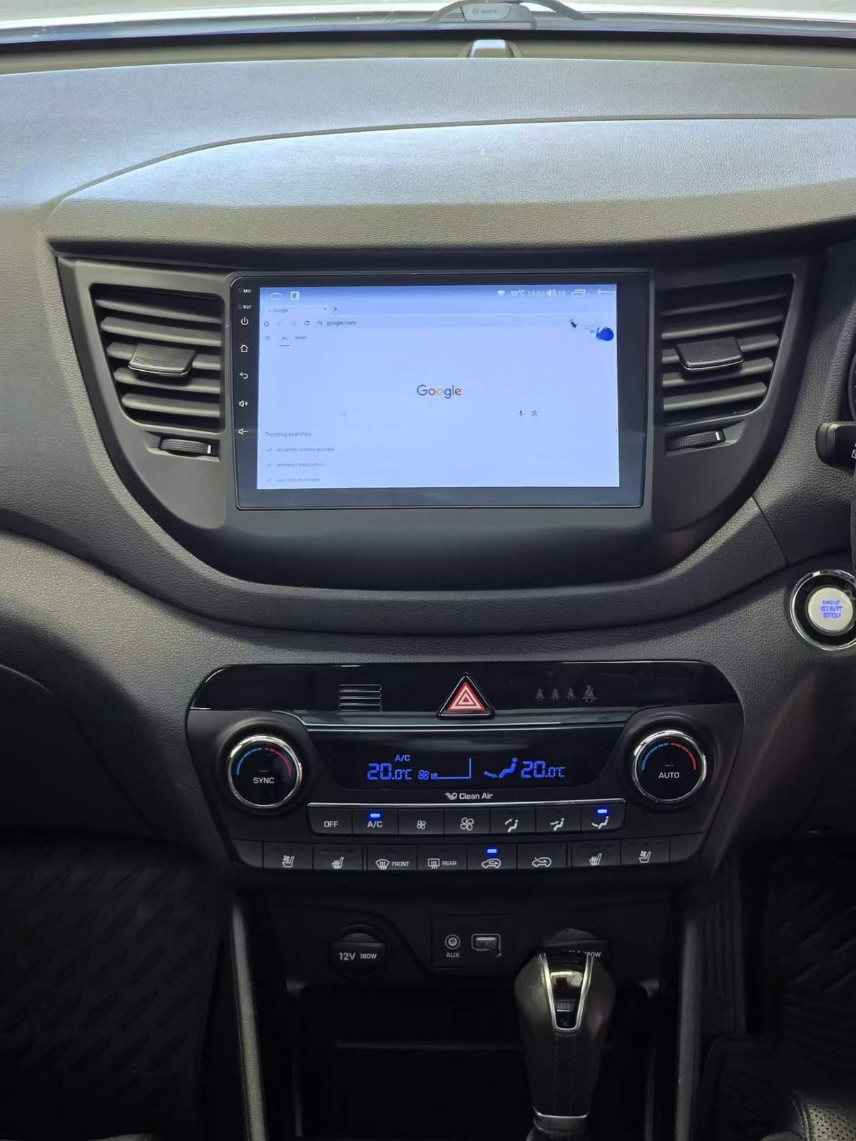 Android Car Stereo Radio For Hyundai IX35 Tucson black color 2015-2018 Carplay GPS Navi WiFi 64G Qualcomm Snapdragon
