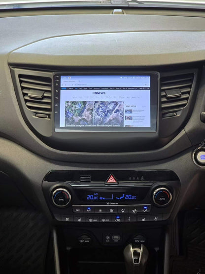Android Car Stereo Radio For Hyundai IX35 Tucson black color 2015-2018 Carplay GPS Navi WiFi 64G Qualcomm Snapdragon