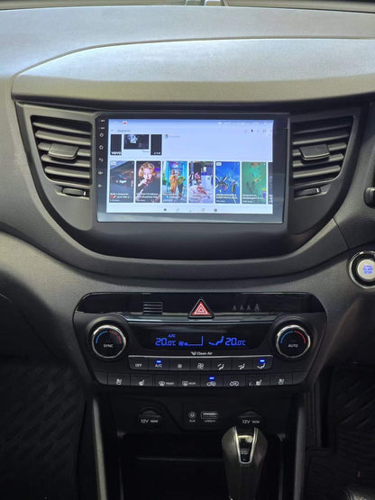 Android Car Stereo Radio For Hyundai IX35 Tucson black color 2015-2018 Carplay GPS Navi WiFi 64G Qualcomm Snapdragon