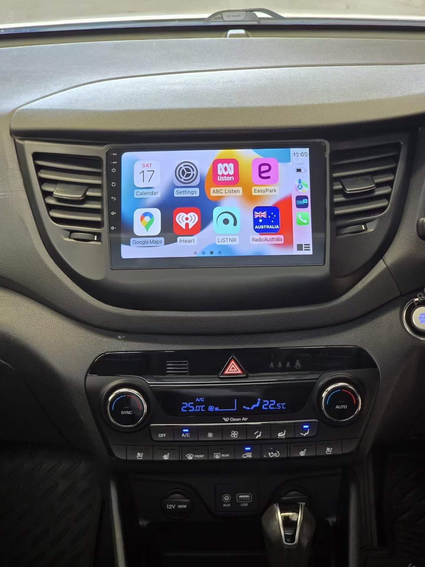 Android Car Stereo Radio For Hyundai IX35 Tucson black color 2015-2018 Carplay GPS Navi WiFi 64G Qualcomm Snapdragon