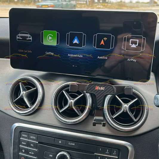 12.3 inch Mercedes Benz A B CLA GLA 2013-2018 W176 W246 X156 Wireless Apple CarPlay Android Auto Car Multimedia Linux Touch Screen