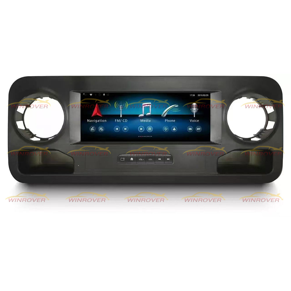 Stereo Radio for Mercedes-Benz Sprinter 2018-2025 Wireless Wired Carplay and Android Auto GPS Navigation