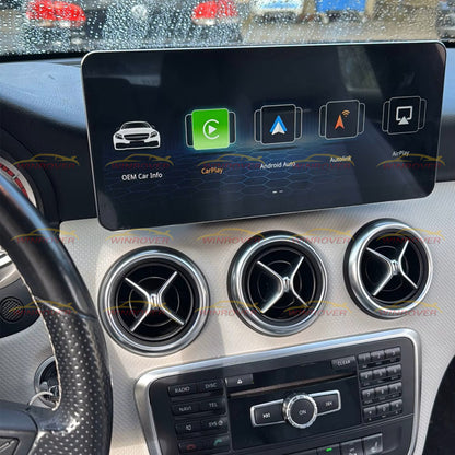 12.3 inch Mercedes Benz A B CLA GLA 2013-2018 W176 W246 X156 Wireless Apple CarPlay Android Auto Car Multimedia Linux Touch Screen