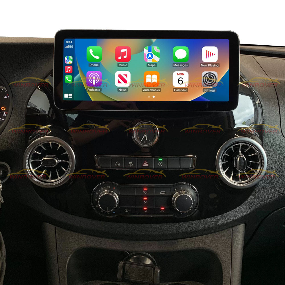 Android 15 Carplay Auto For Mercedes Benz Vito 3 W447 2014 2015 2016 2017 2018 2019 2020 Car Radio Multimedia Player Stereo Head Unit 12.3" Touch Screen GPS Navigation DSP IPS