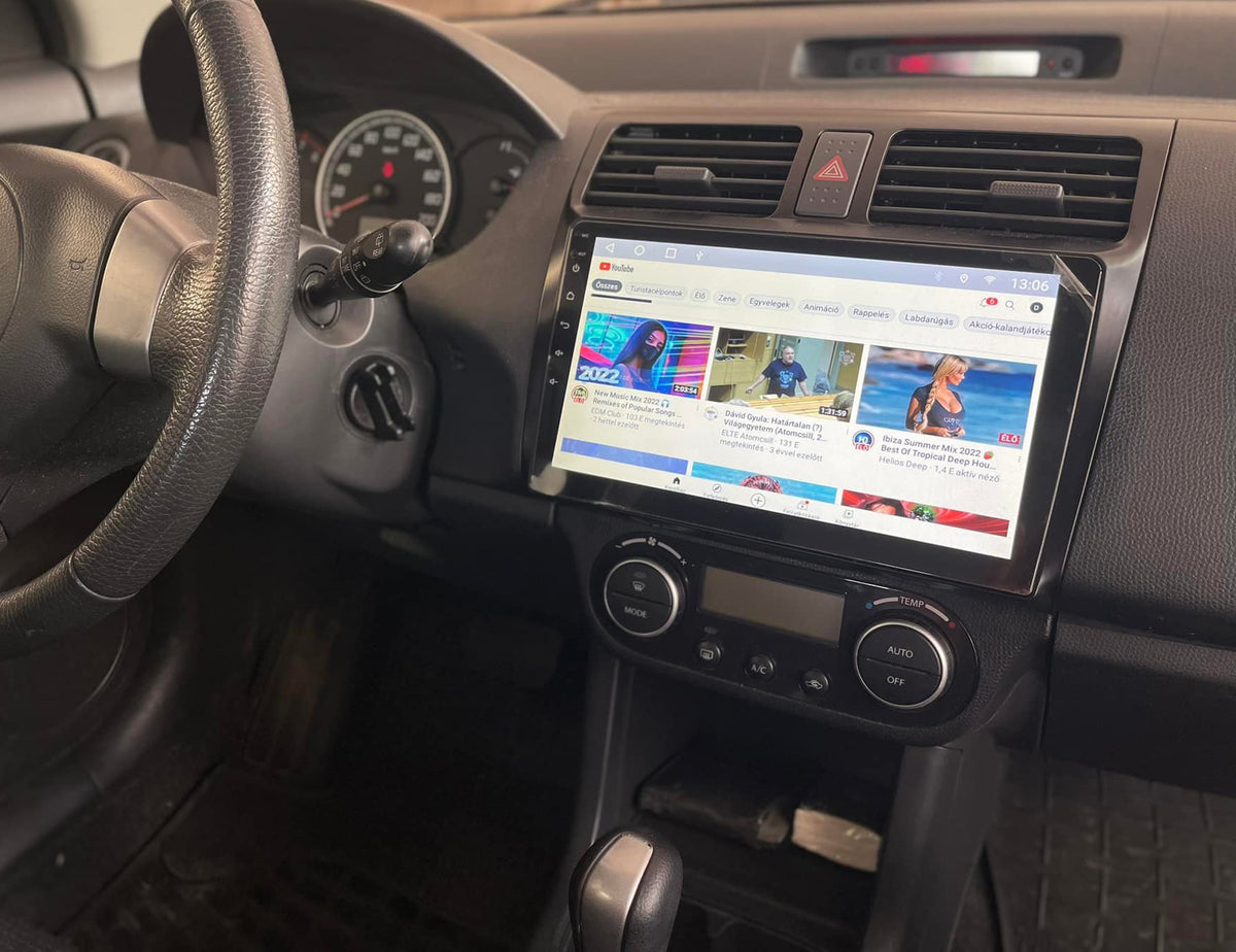 Radio for Suzuki Swift 2004-2010 Stereo Upgrade Dash Kit Car GPS Navigation,4+64GB 9" IPS Touch Screen Head Unit with CarPlay & Android Auto/SWC/Rear View