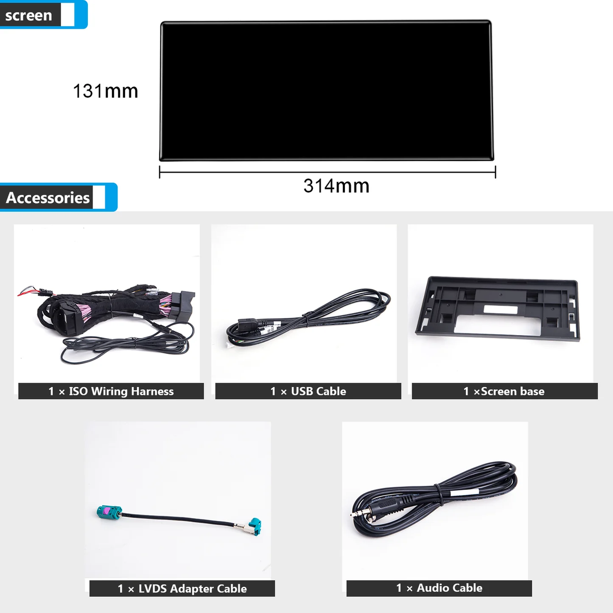 12.3 inch Linux Touchscreen for Bmw i3 NBT EVO Apple Carplay Upgrade Wilress Android Auto Head Unit