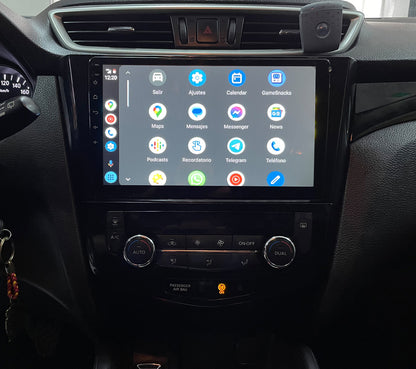 For Nissan Qashqai 2015-2018 Wireless Apple CarPlay Upgrade Kit Car Radio Android 16 GPS NAV Head Unit WIFI Camea