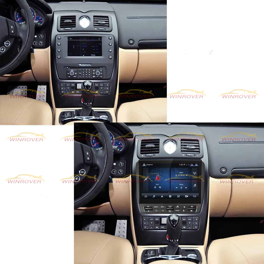 Maserati Quattroporte 2009-2012 Aftermarket Radio Upgrade with Carplay Android Auto